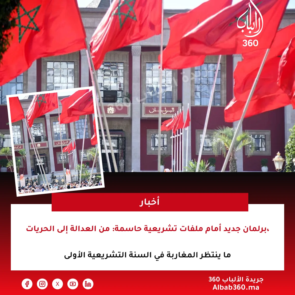 برلمان جديد أمام ملفات تشريعية حاسمة: من العدالة إلى الحريات، ما ينتظر المغاربة في السنة التشريعية الأولى